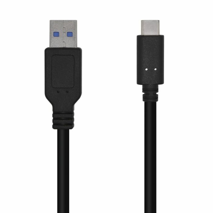 Aisens Cable Usb 3.1 gren2 10 grbps 3A Tipo Usb-C-M - A-M Negro 0,5M