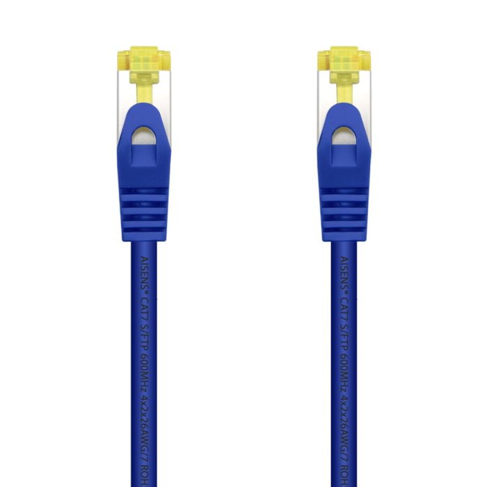 Cable de Red RJ45 SFTP Aisens A146-0476 Cat.7/ 25cm/ Azul