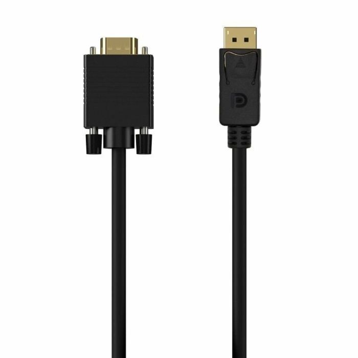 Aisens Cable Conversor Displayport A Vga Dp-M - Vga-M Negro 1,0M