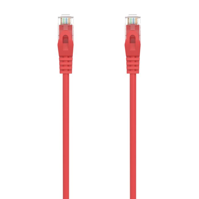 Cable RJ45 Categoría 6 UTP Rígido Aisens A145-0562 Rojo 3 m