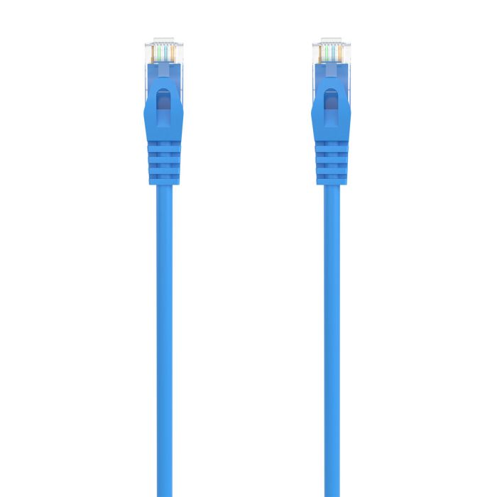 Cable RJ45 Categoría 6 UTP Rígido Aisens Azul 50 cm 0,5 m