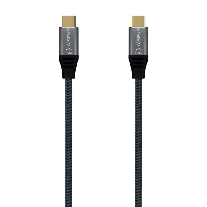 Cable USB-C Aisens A107-0628 1 m Gris