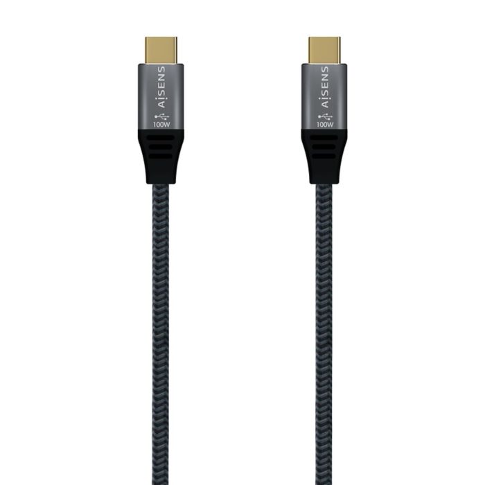 Cable USB-C Aisens A107-0670 60 cm Gris (1 unidad)