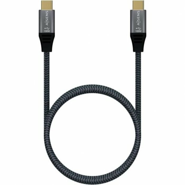 Cable USB-C Aisens A107-0670 Gris (1 unidad) 1