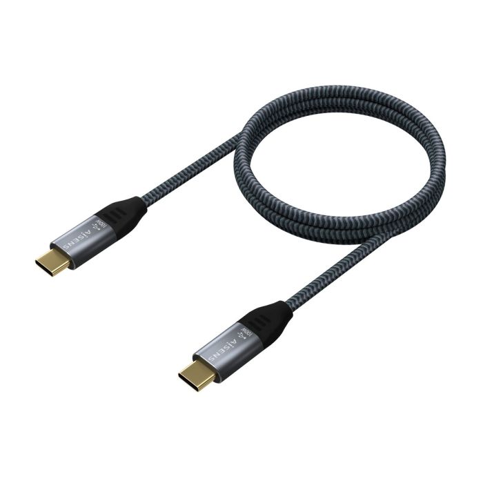 Cable USB-C Aisens A107-0671 Gris 1 m 1