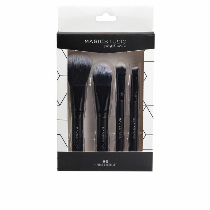 Set de Brochas de Maquillaje Magic Studio 890Z 4 Piezas (4 pcs)