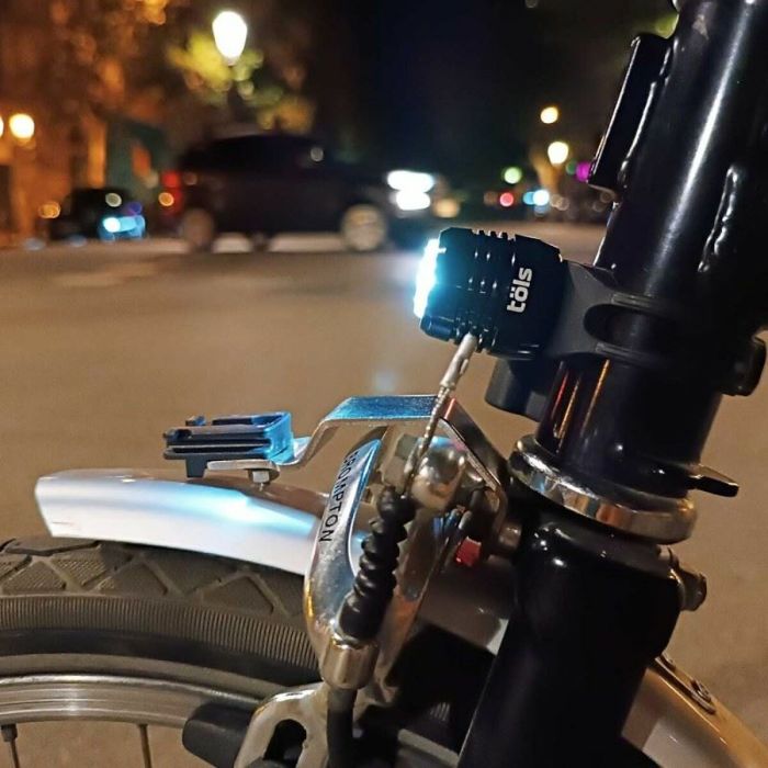 Luz Reflectante para Bicicleta Töls Tols Micro Usb Front Light 2