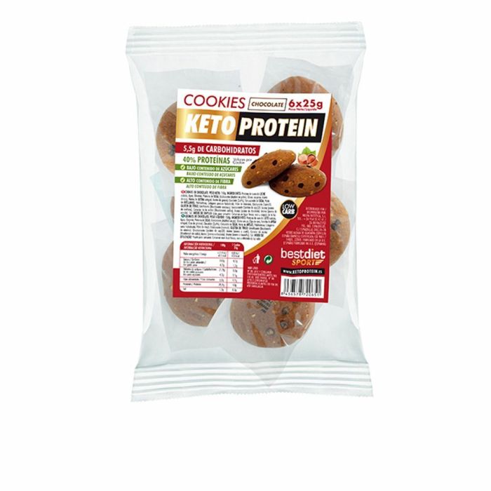 Galletas Keto Protein Proteína Chocolate (150 g) Galletas Keto Protein Proteína Chocolate (150 g)