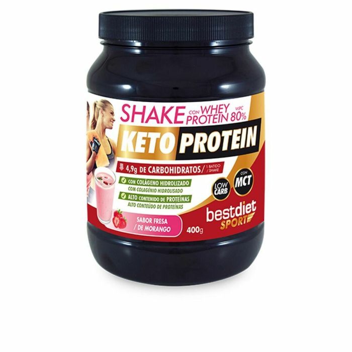 Batido Keto Protein Shake Fresa Proteína (400 g)