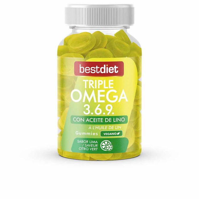 Complemento Alimenticio Best Diet Triple Omega Gominolas 60 unidades