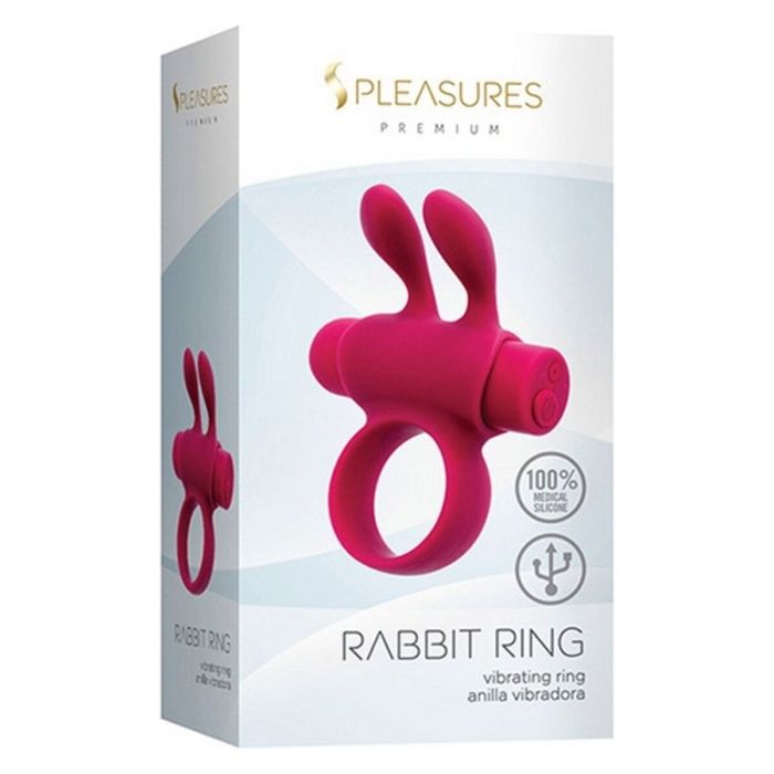 Anillo para el Pene S Pleasures Rabbit Rosa 1