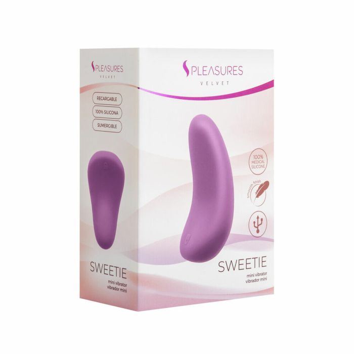 Mini Vibrador S Pleasures Velvet Lila 3