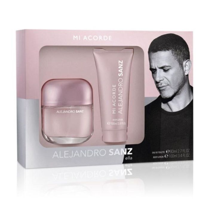 Set de Perfume Mujer Mi Acorde Alejandro Sanz BF-8436581940787_Vendor (2 pcs) 2 Piezas