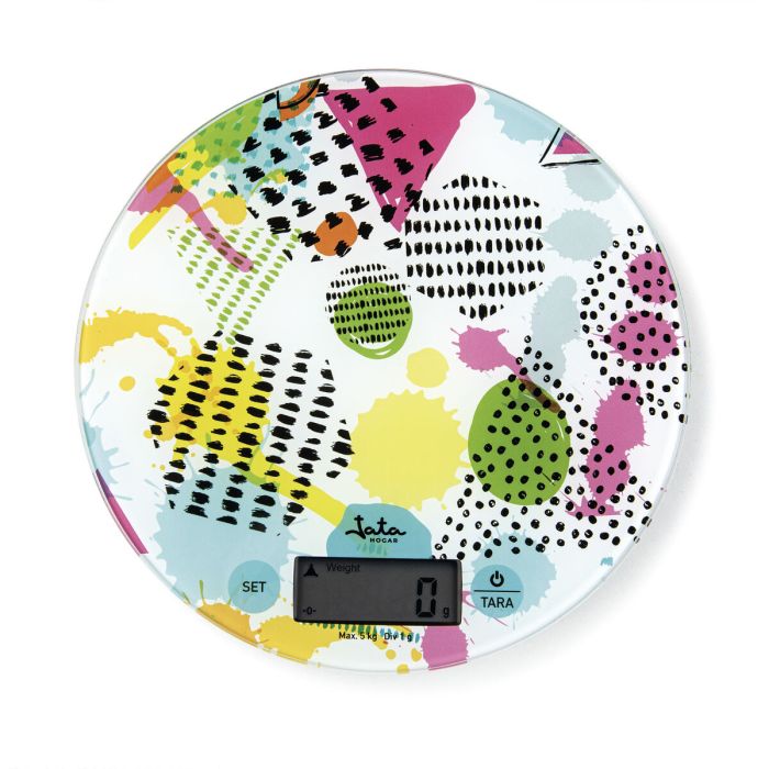 Jata Round Kitchen Scale 5 Kg Trazos HBAL7240