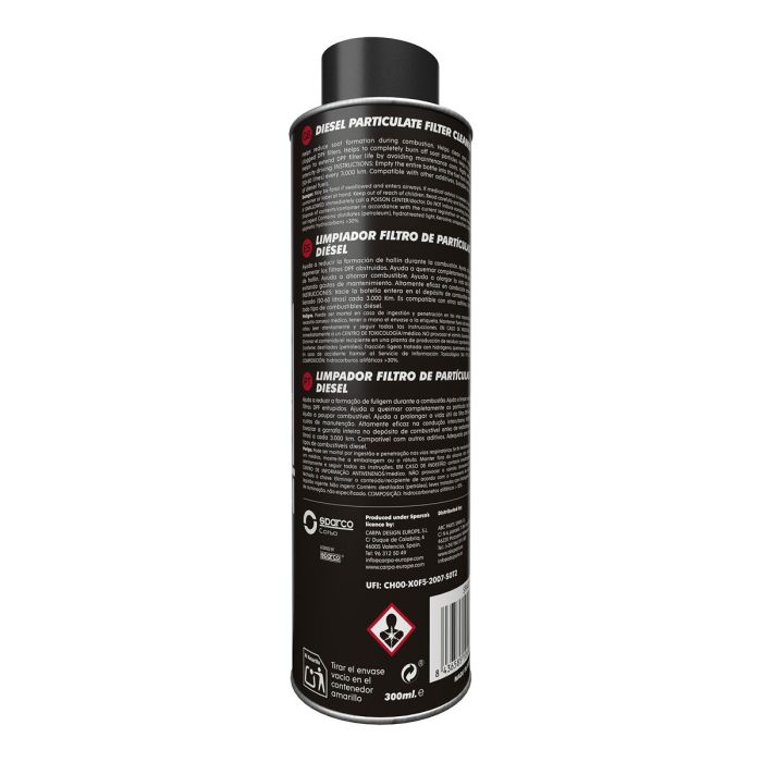 Limpiador Filtro Antipartículas Sparco 300 ml 5