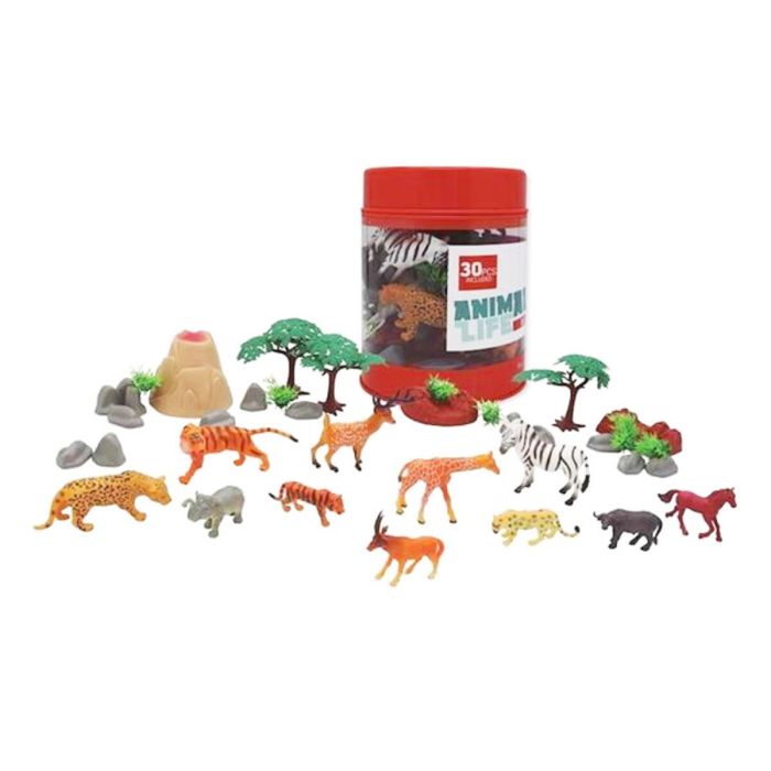 Set de Animales Salvajes (30 pcs) Set de Animales Salvajes (30 pcs)