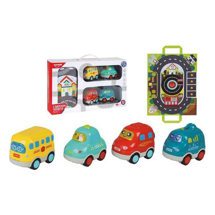 Coches infantiles con bolso- tapiz carretera set 4 piezas. - modelos surtidos Coches infantiles con bolso- tapiz carretera set 4 piezas. - modelos surtidos