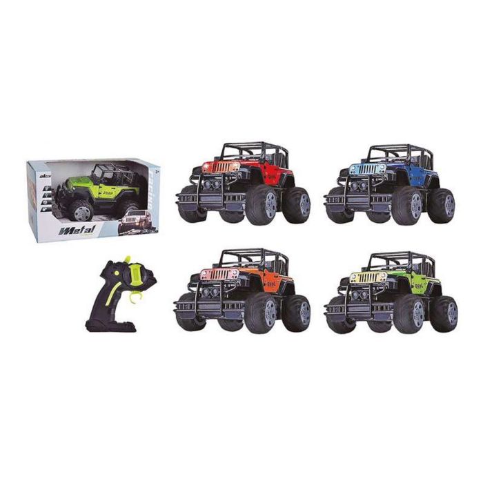 Coche radio control 4x4 metal, con luces escala1:20 . 26x15.5x15cm - modelos surtidos