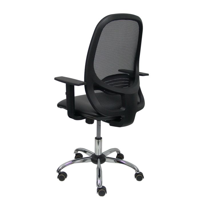 Silla de Oficina P&C 10CCRRN Con reposabrazos Negro 3