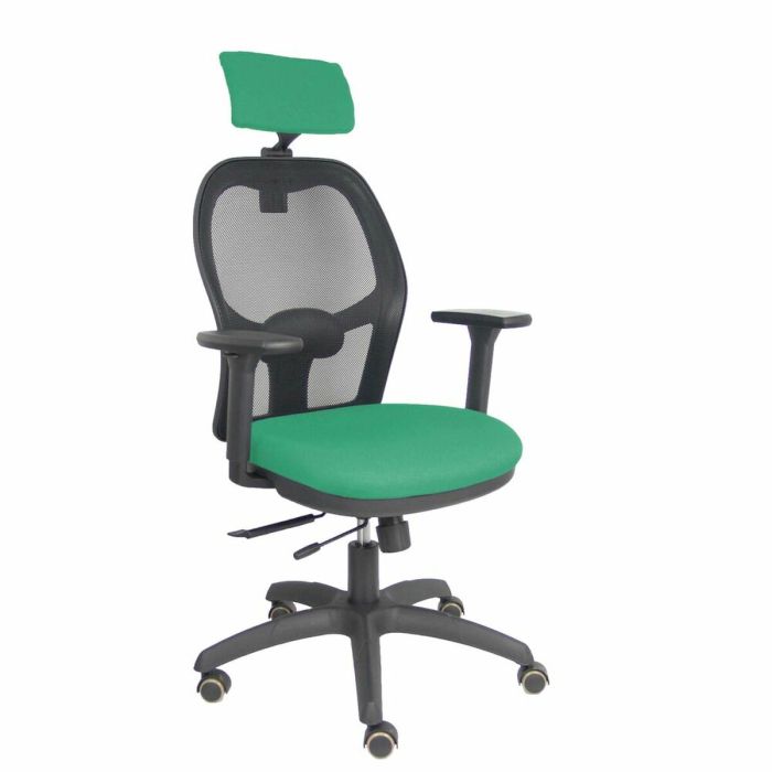 Silla de Oficina con Cabecero P&C B3DRPCR Verde Esmeralda