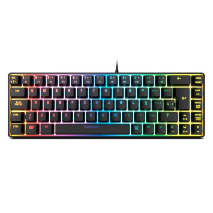 Teclado Gaming Krom Kalista/ Negro