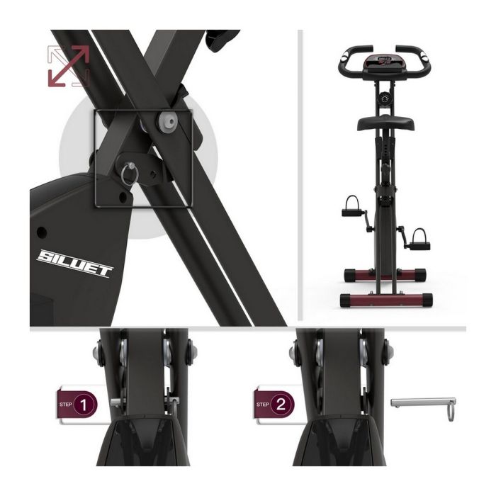 Bicicleta Estática Siluet Fitness FOLDABLE BIKE BX2-3S 3 Bicicleta Estática Siluet Fitness FOLDABLE BIKE BX2-3S 3