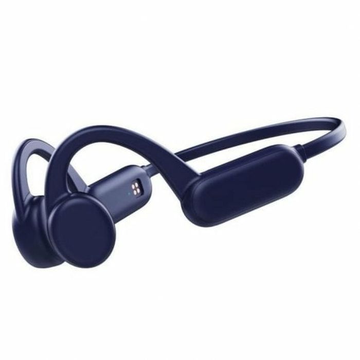 Auriculares Bluetooth con Micrófono LEOTEC LEBONE01B Azul Auriculares Bluetooth con Micrófono LEOTEC LEBONE01B Azul