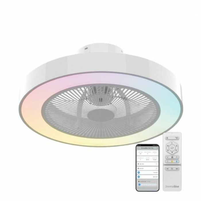 Ventilador de Techo Universal Blue Pampero Blanco 25 W 8