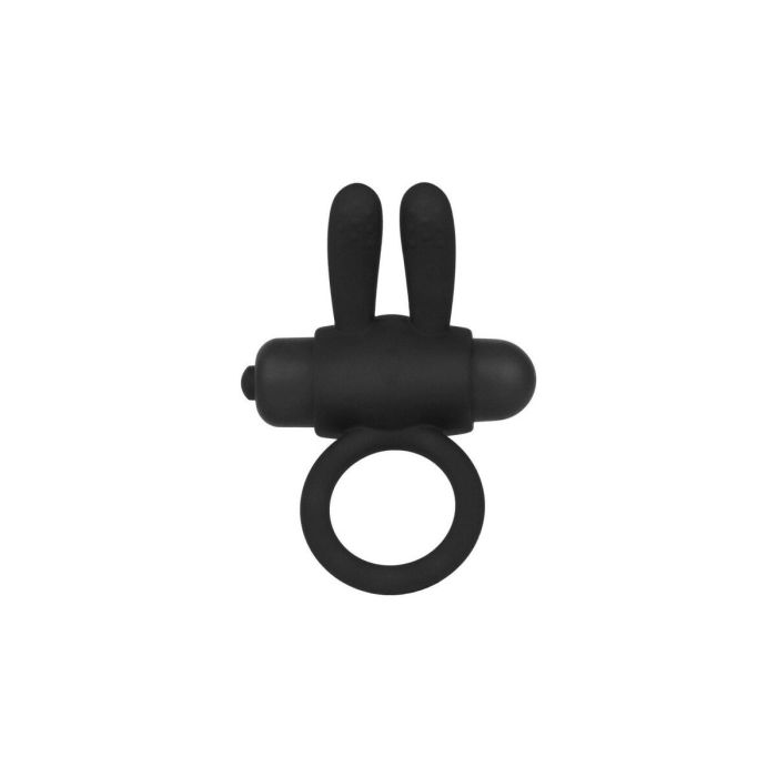 Anillo Conejito Vibrador Diversual Negro 4