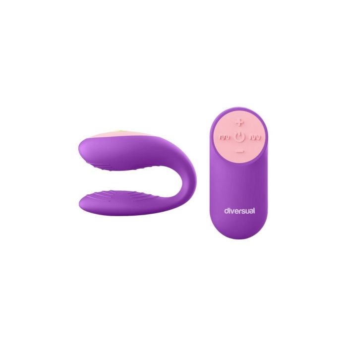 Vibrador para Parejas Diversual Morado 5