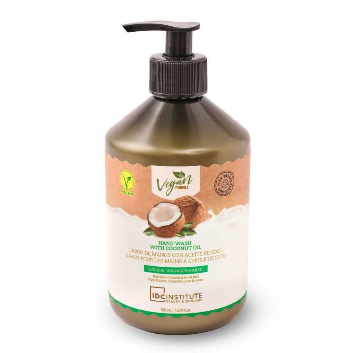 Jabón de Manos con Dosificador IDC Institute Aceite de coco (500 ml)