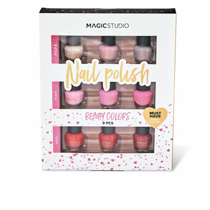 Magic Studio Beauty Colors Nail Polish Lote 9 Pz