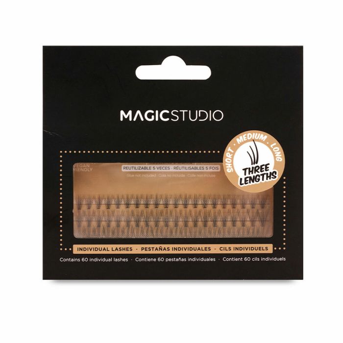 Set de pestañas postizas Magic Studio Mink Individual 60 unidades (60 unidades)