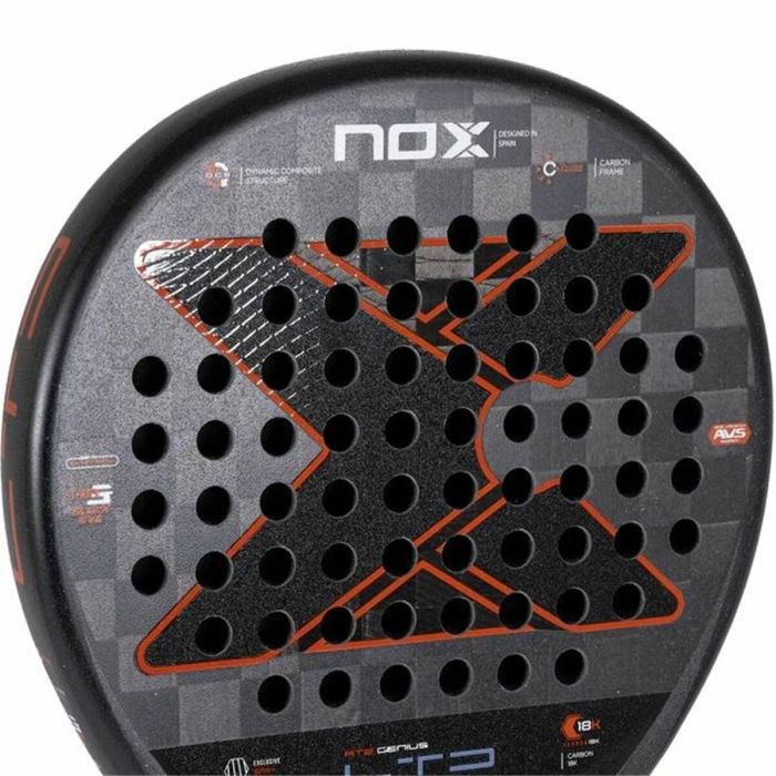 Pala de Pádel Nox Genius Limited Edition Negro Multicolor 5 Pala de Pádel Nox Genius Limited Edition Negro Multicolor 5
