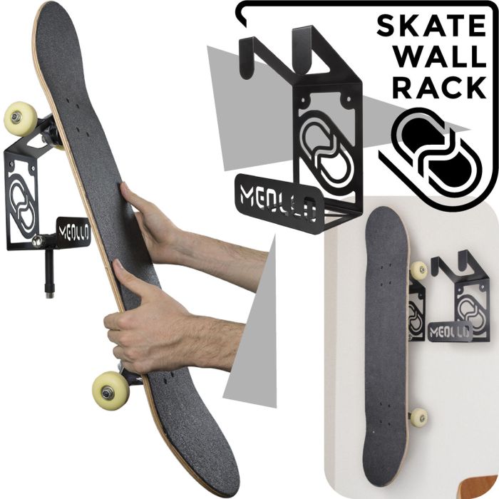Soporte de pared para Skateboard Meollo (2 Unidades) 9