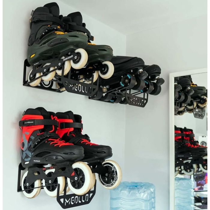 Soporte de pared para patines en línea y en paralelo Meollo (2 Unidades) 6