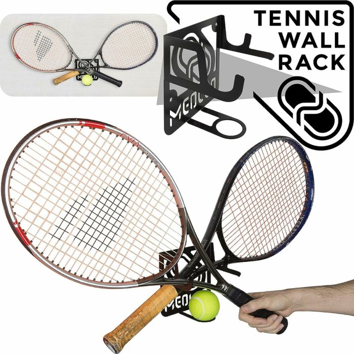 Soporte de pared para raquetas de tenis Meollo 5