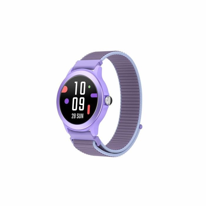 Smartwatch SPC Smartee Duo Vivo 9651T/ Notificaciones/ Frecuencia Cardíaca/ Púrpura/ Incluye Correa Extra