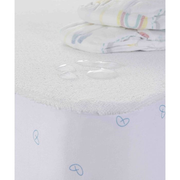 Cubrecolchón de cuna Mi bollito Blanco 1 x 70 x 140 cm Impermeable 2 Unidades 3