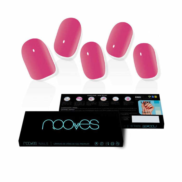 Nooves Láminas De Uñas De Gel Premium Glam #Barbie Girl