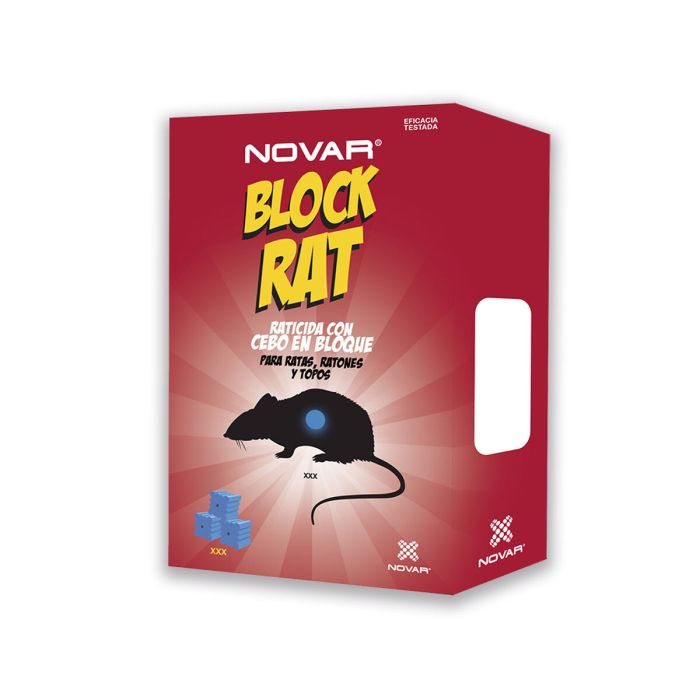 Novar Block rat brodifacoum raticida 300 g