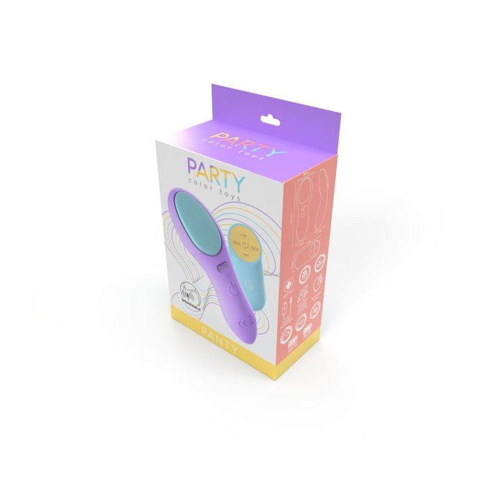 Vibrador para Parejas Party Color Toys Lila 5