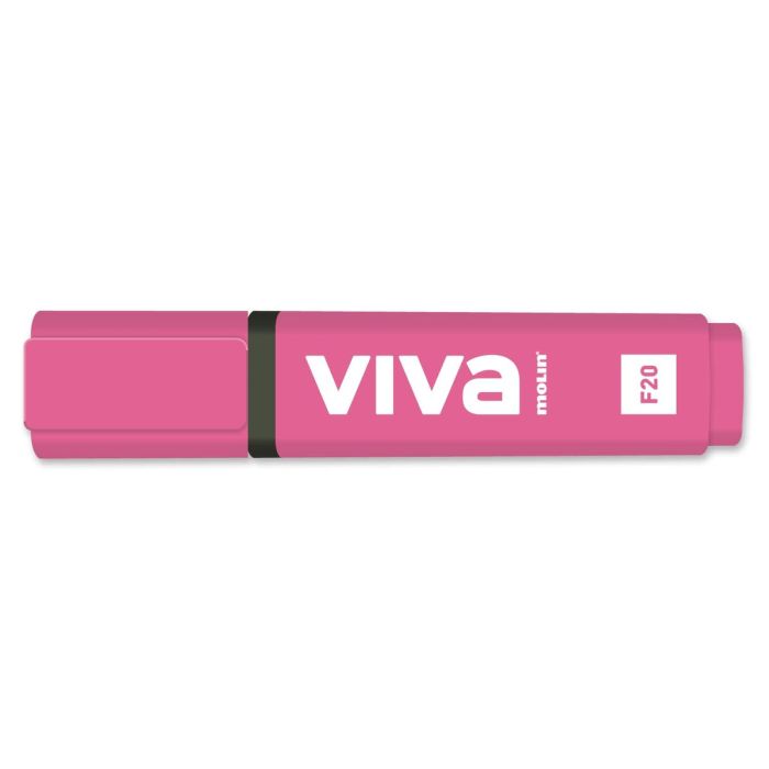 Marcador Fluorescente Molin Viva Fucsia (10 Unidades) 1