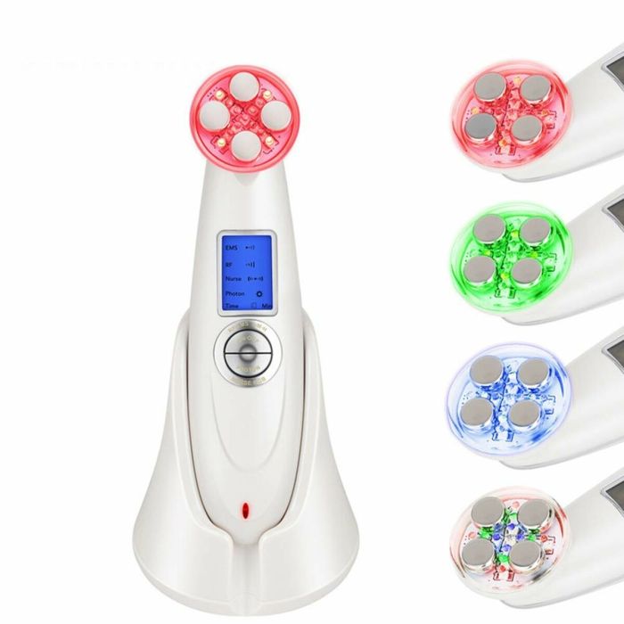 Masajeador Facial con Radiofrecuencia, Fototerapia y Electroestimulación Drakefor DKF-9901 Blanco 1