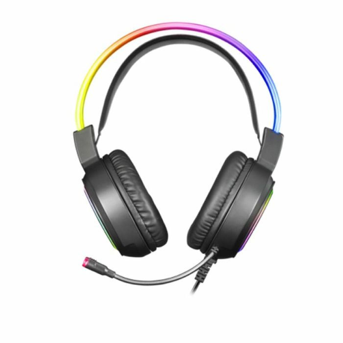 Auriculares con Micrófono Mars Gaming MHRGB Negro 1