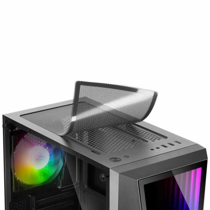 Caja Semitorre ATX Mars Gaming MC777 LED RGB Negro 4 Caja Semitorre ATX Mars Gaming MC777 LED RGB Negro 4
