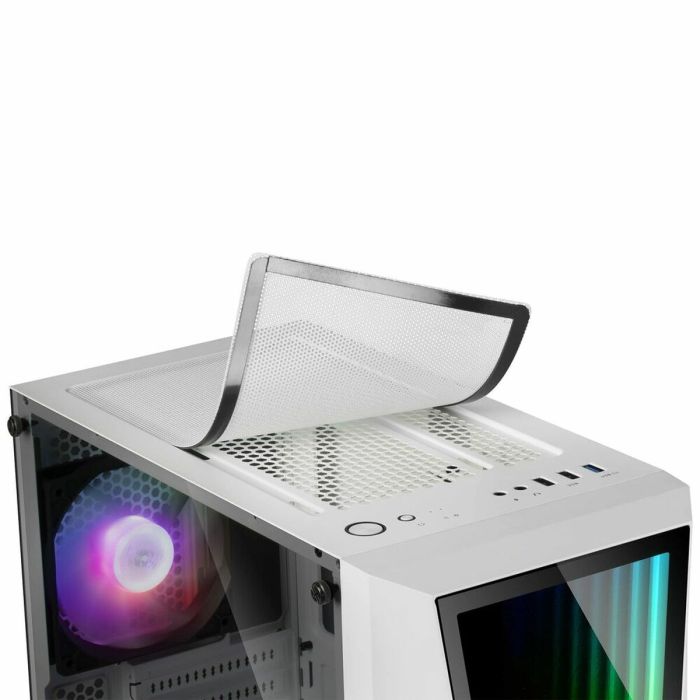 Caja Semitorre ATX Mars Gaming MC777W LED RGB Blanco 5 Caja Semitorre ATX Mars Gaming MC777W LED RGB Blanco 5