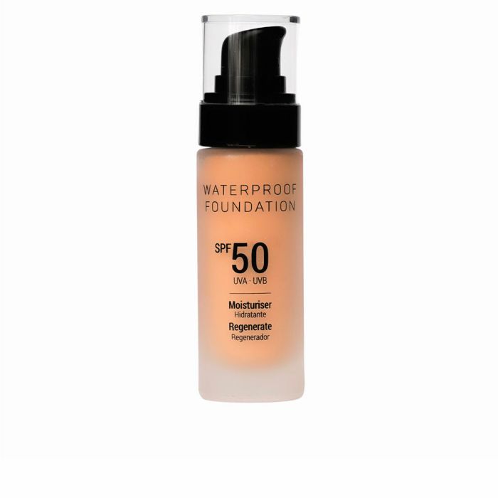 Base de Maquillaje Fluida Vanessium Nº Shade 3-03 Resistente al agua Spf 50 (30 ml)