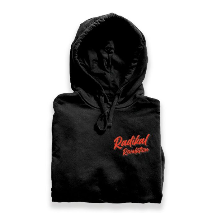 Sudadera con Capucha RADIKAL NICE FAT ASS Negro M 4