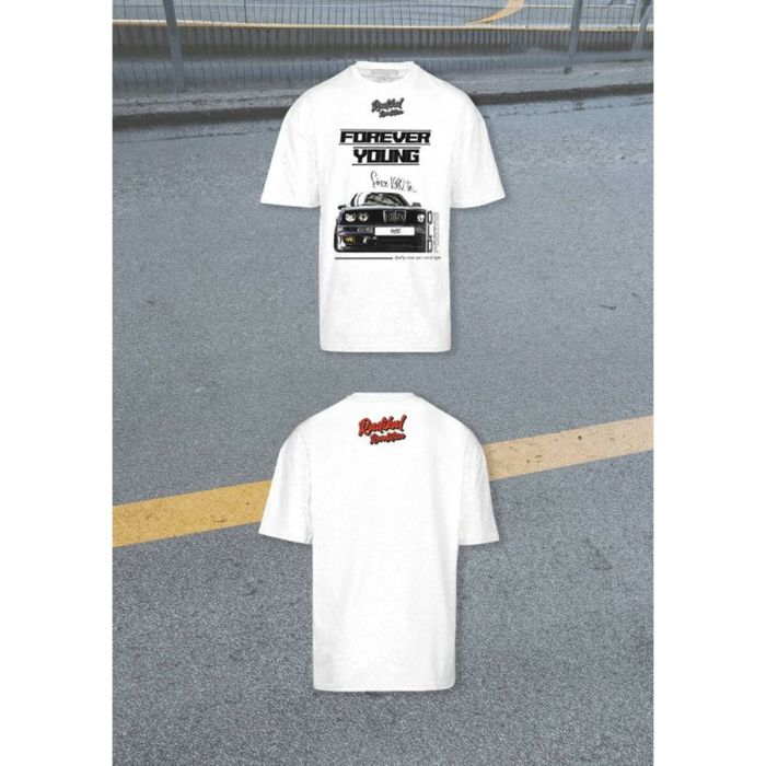 Camiseta de Manga Corta Hombre Radikal Revolution FOREVER YOUNG Blanco M 2